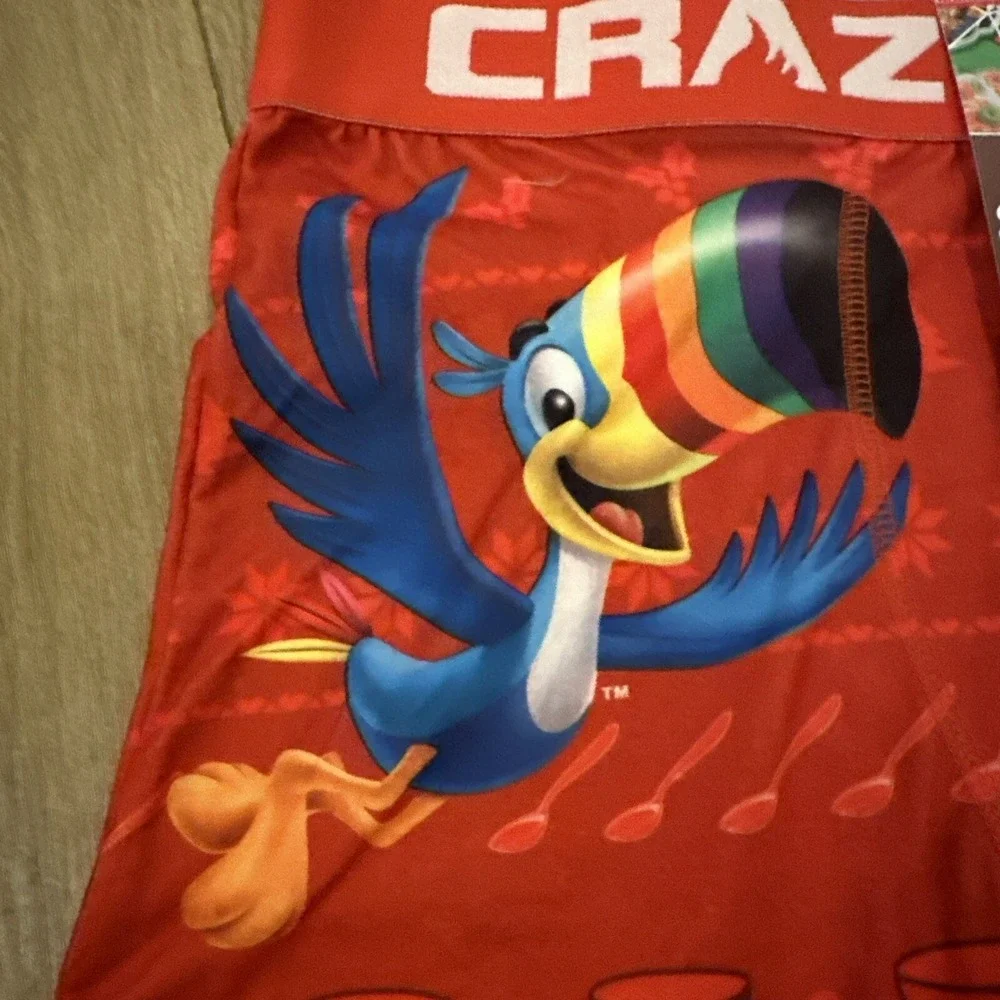 Mens CRAZY BOXER Kelloggs Fruit Loops Cereal Holiday‎ M Medium Underwear 32-34